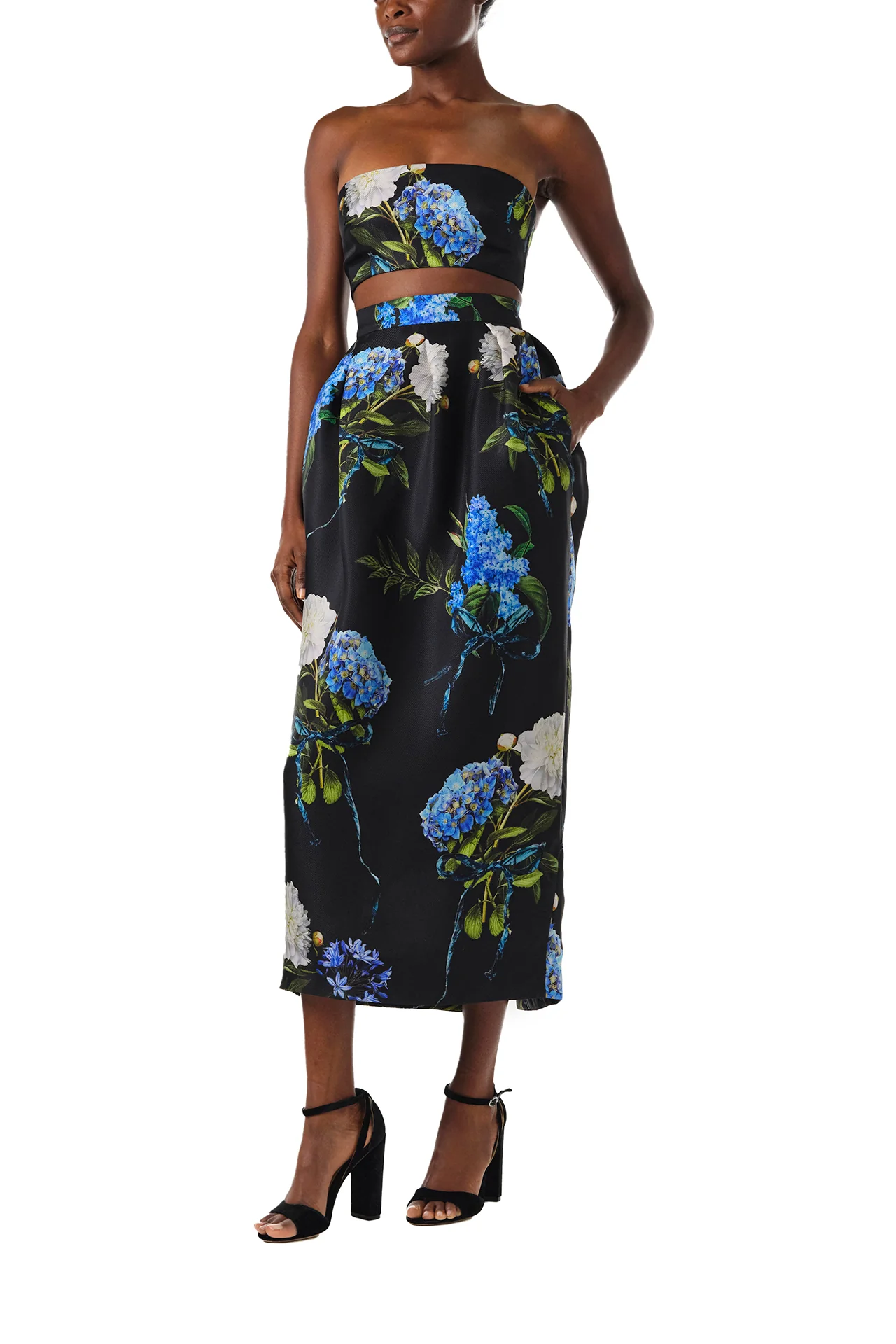 Floral Strapless Bandeau - Image 3