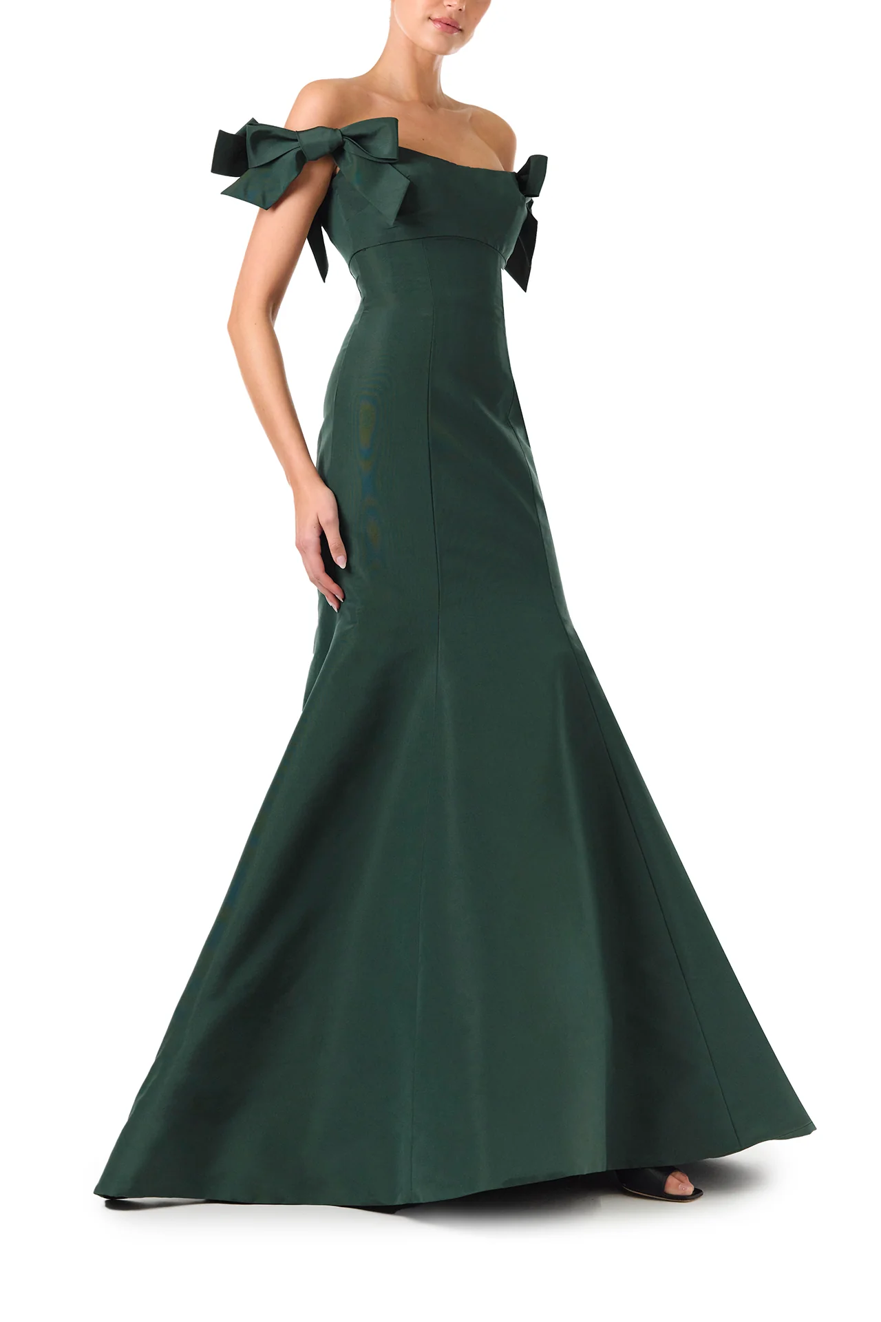Bow Sleeve Trumpet Gown - Image 5