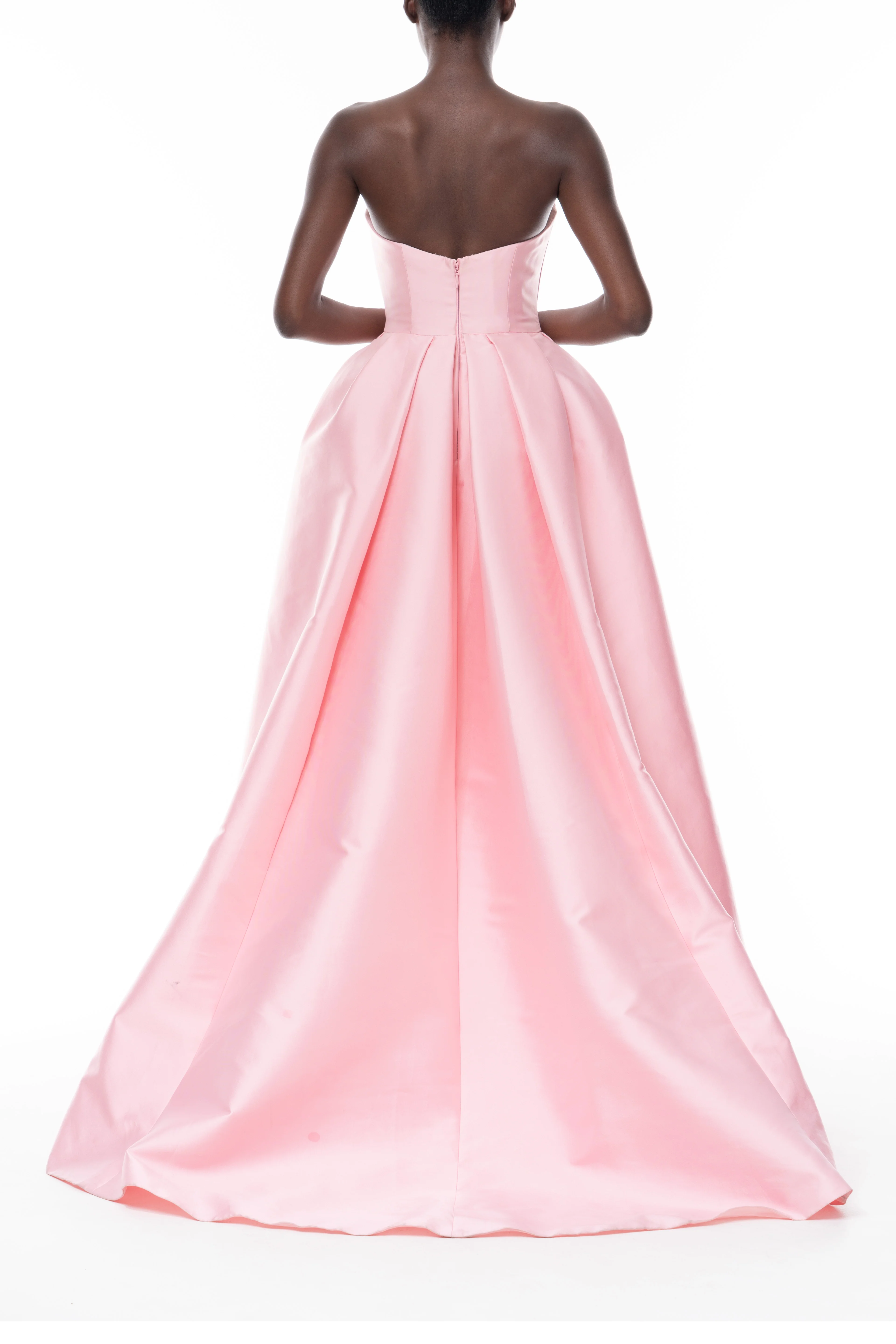 Carnation Strapless Ball Gown - Image 5