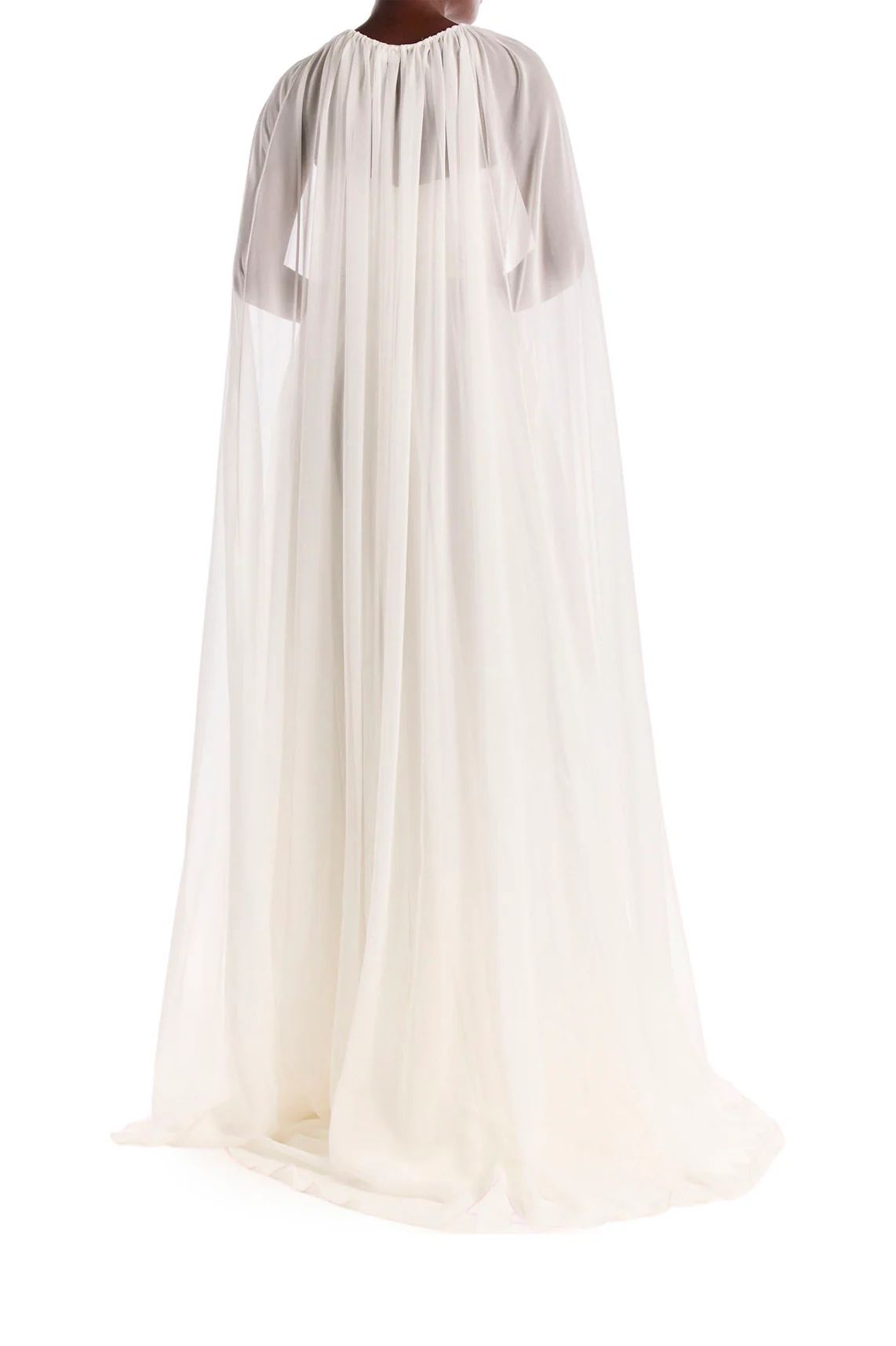 Floor Length Chiffon Evening Cape - Image 5