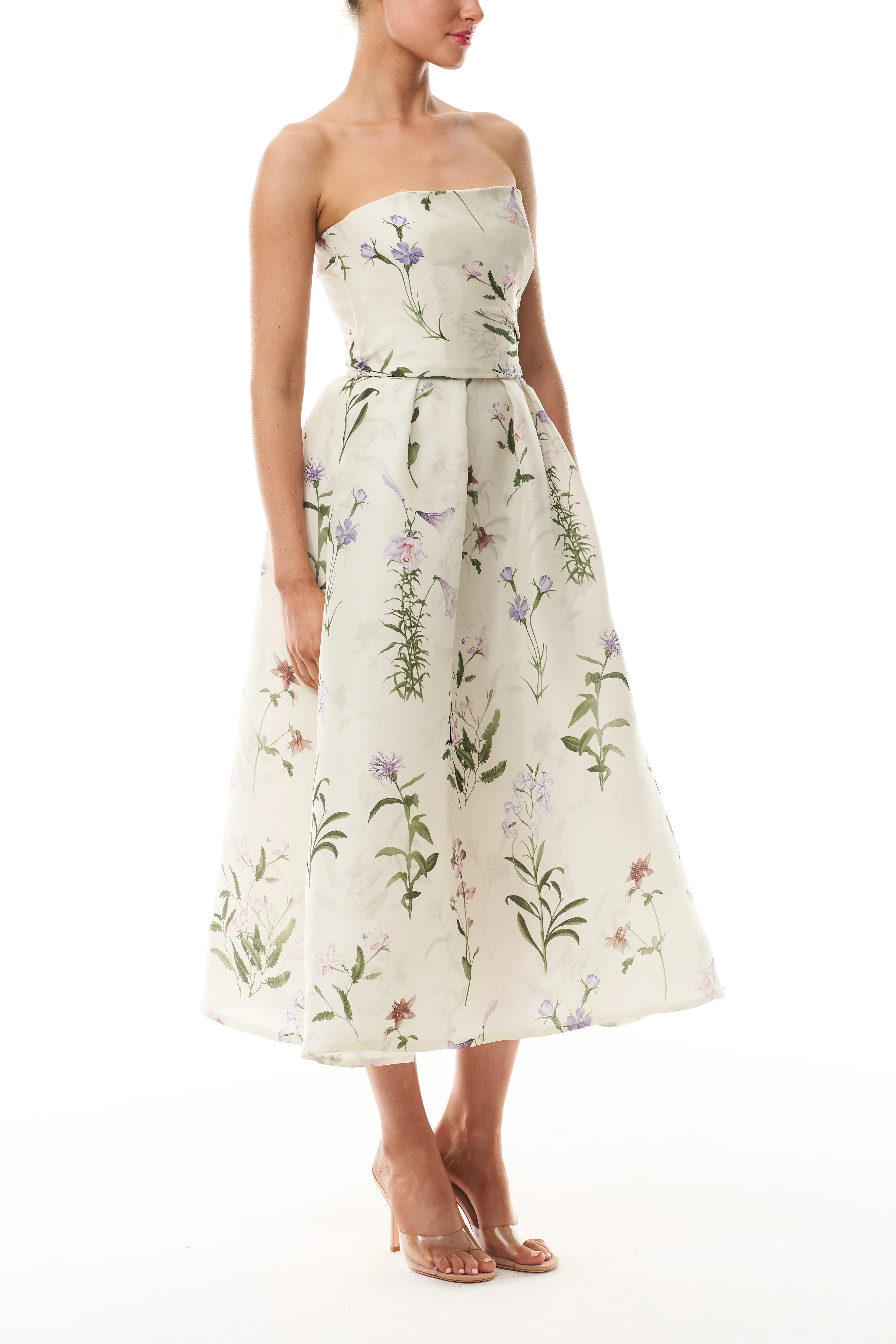 Floral Printed Tea Dress - Image 4