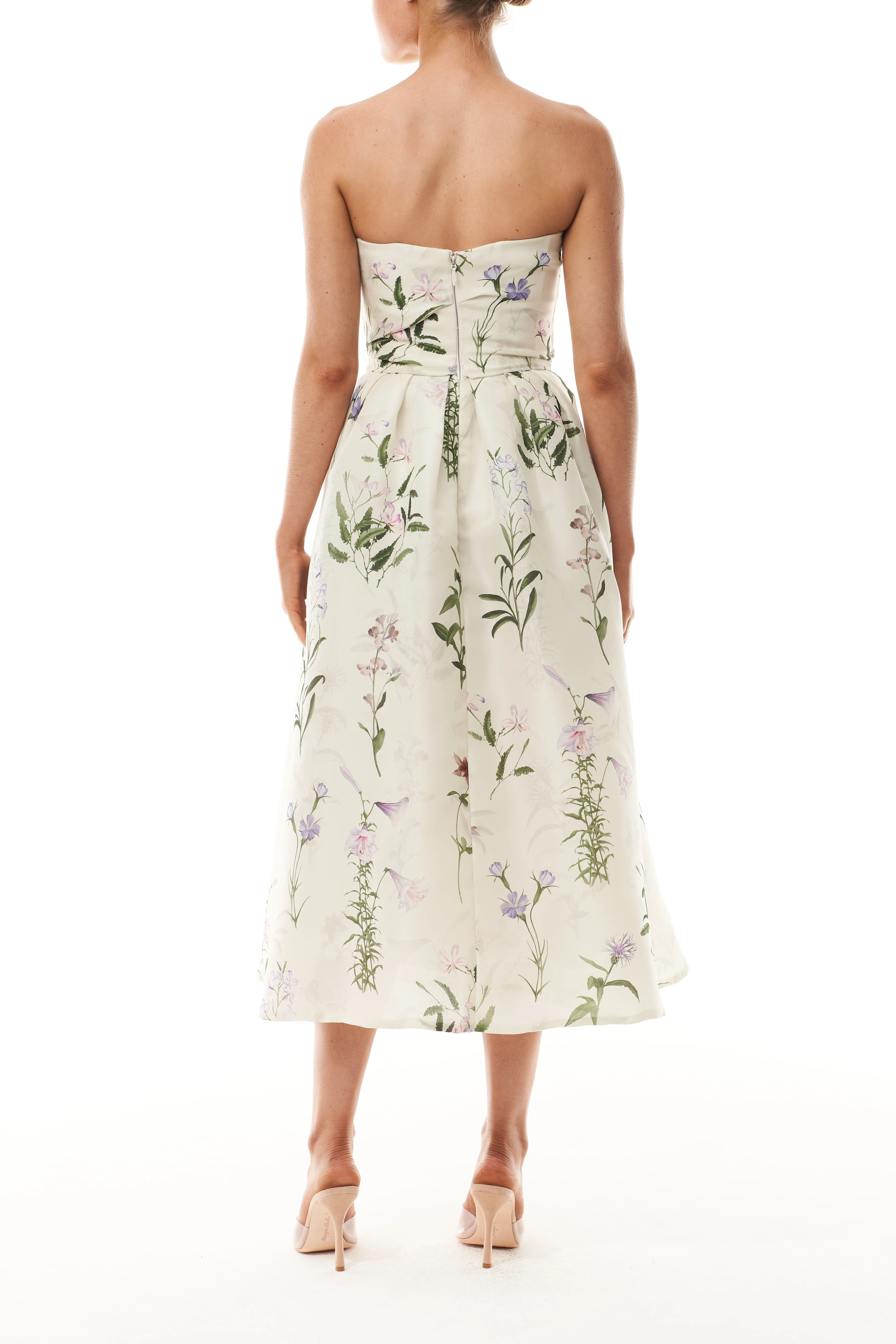 Floral Printed Tea Dress - Image 5