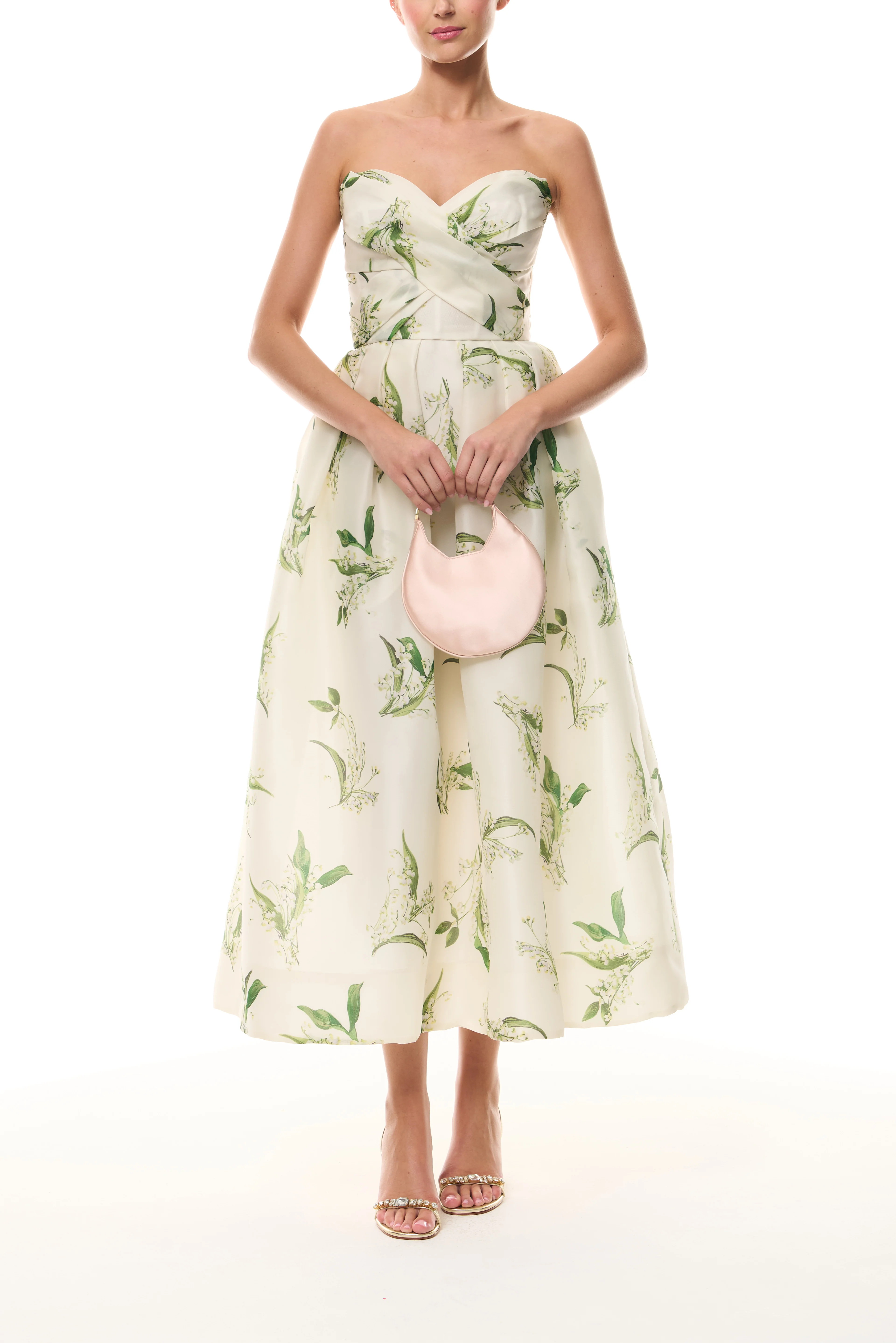 Florette Dress Silk White - Image 4