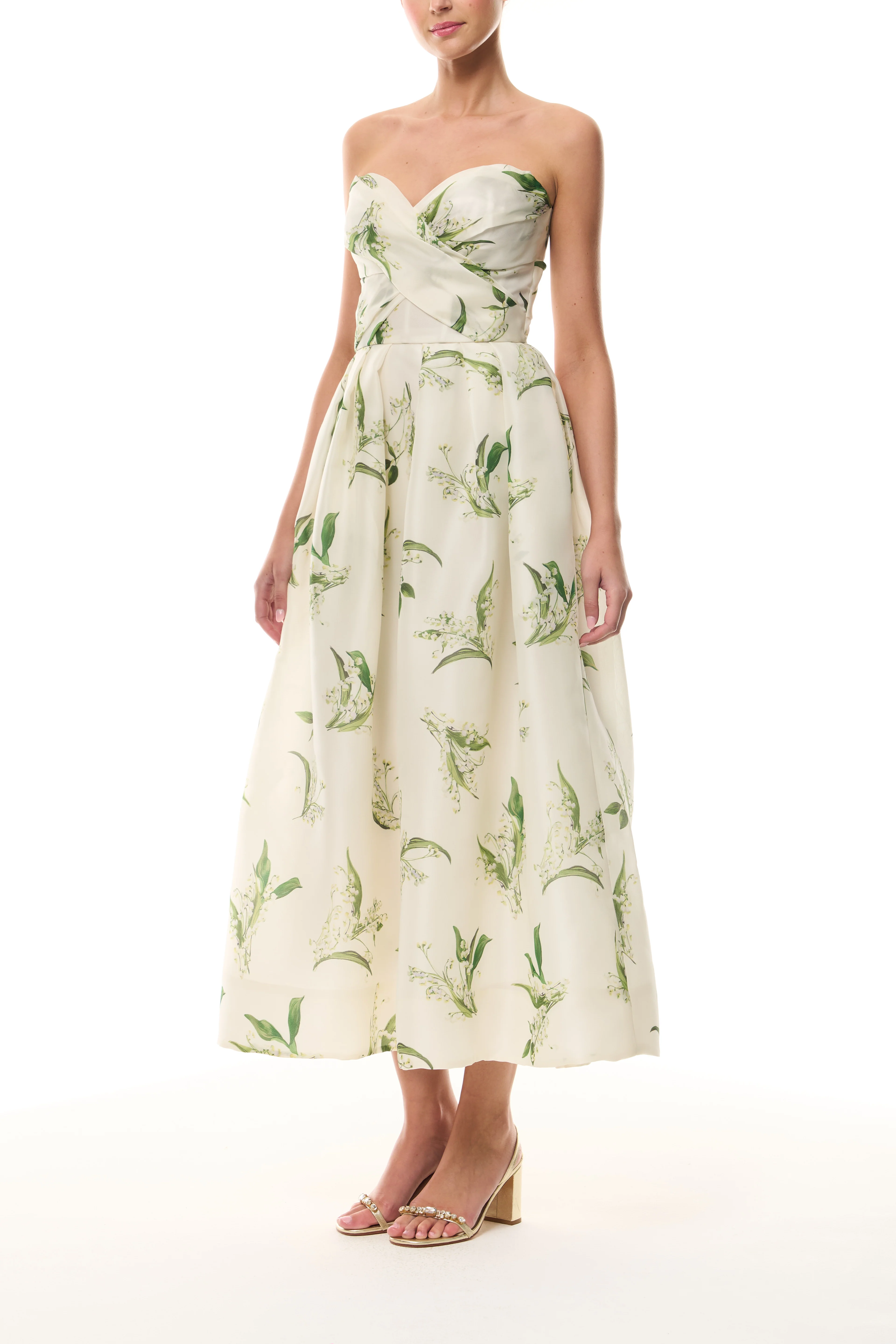 Florette Dress Silk White - Image 5