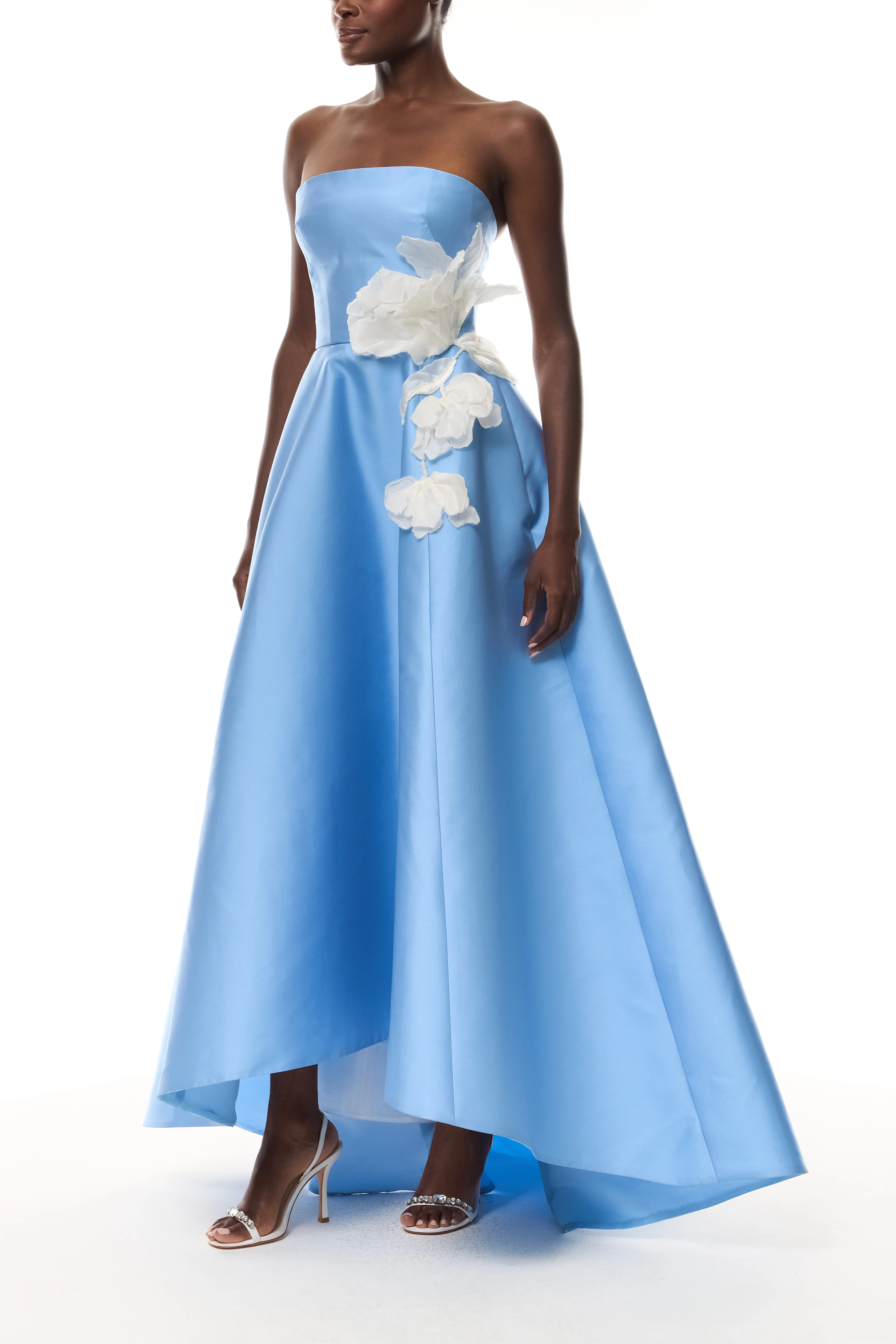 High-Low Floral Ball Gown - Image 4