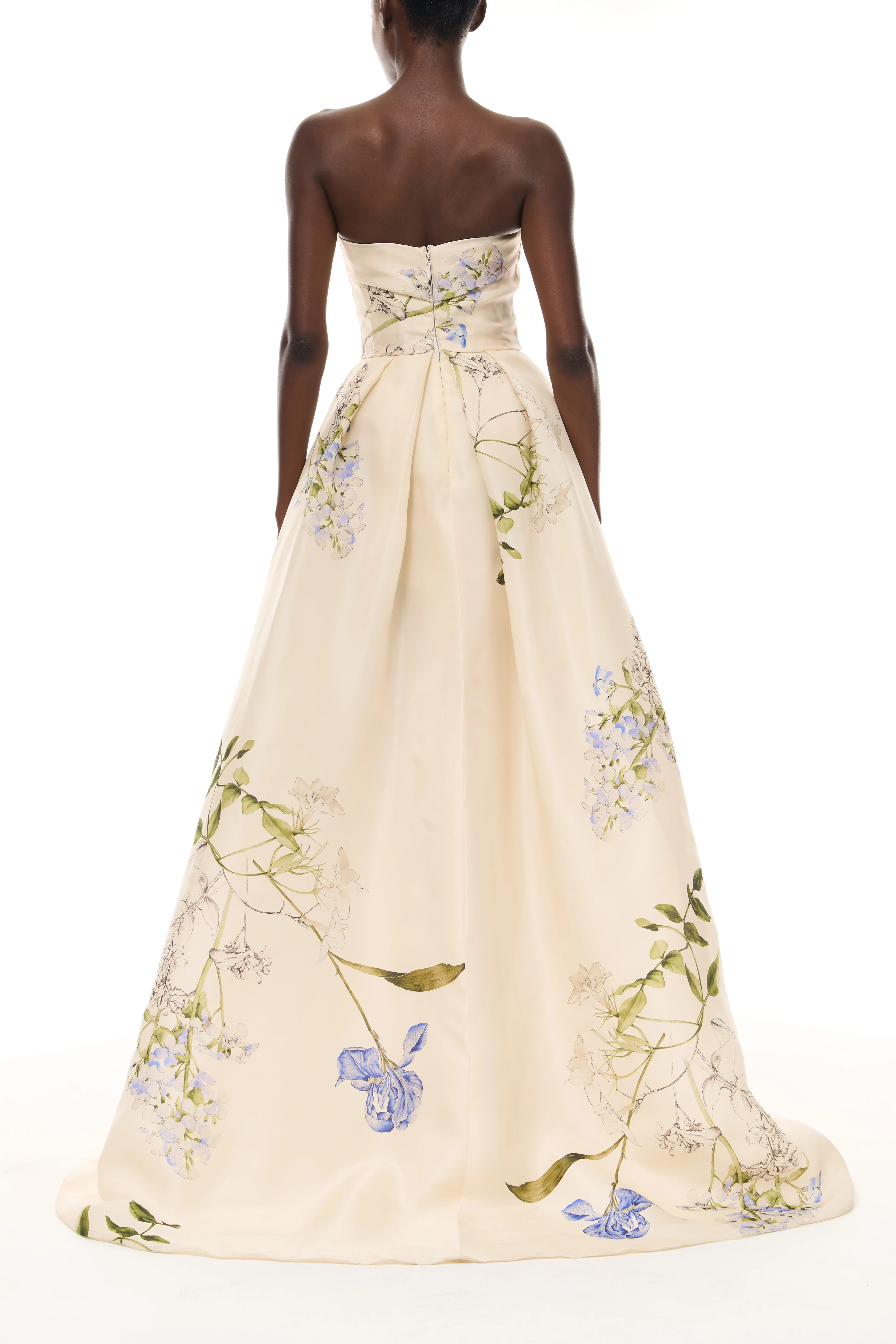 Iris Bouquet Gazar Ballgown - Image 7