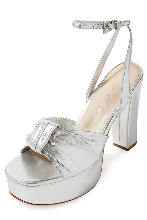 Kris Metallic Leather Platform - Image 4
