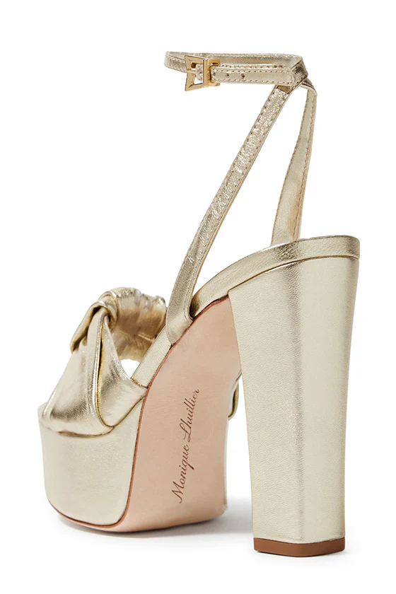Kris Metallic Leather Platform - Image 3