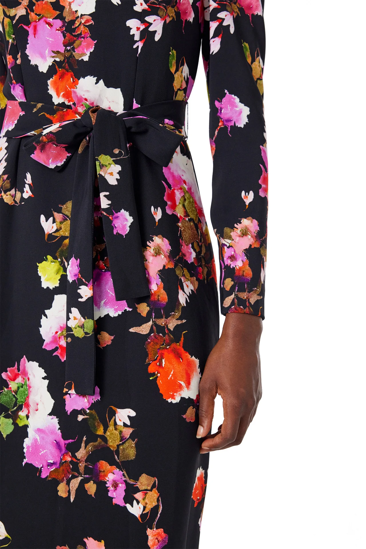 Long Sleeve Floral Dress - Image 6