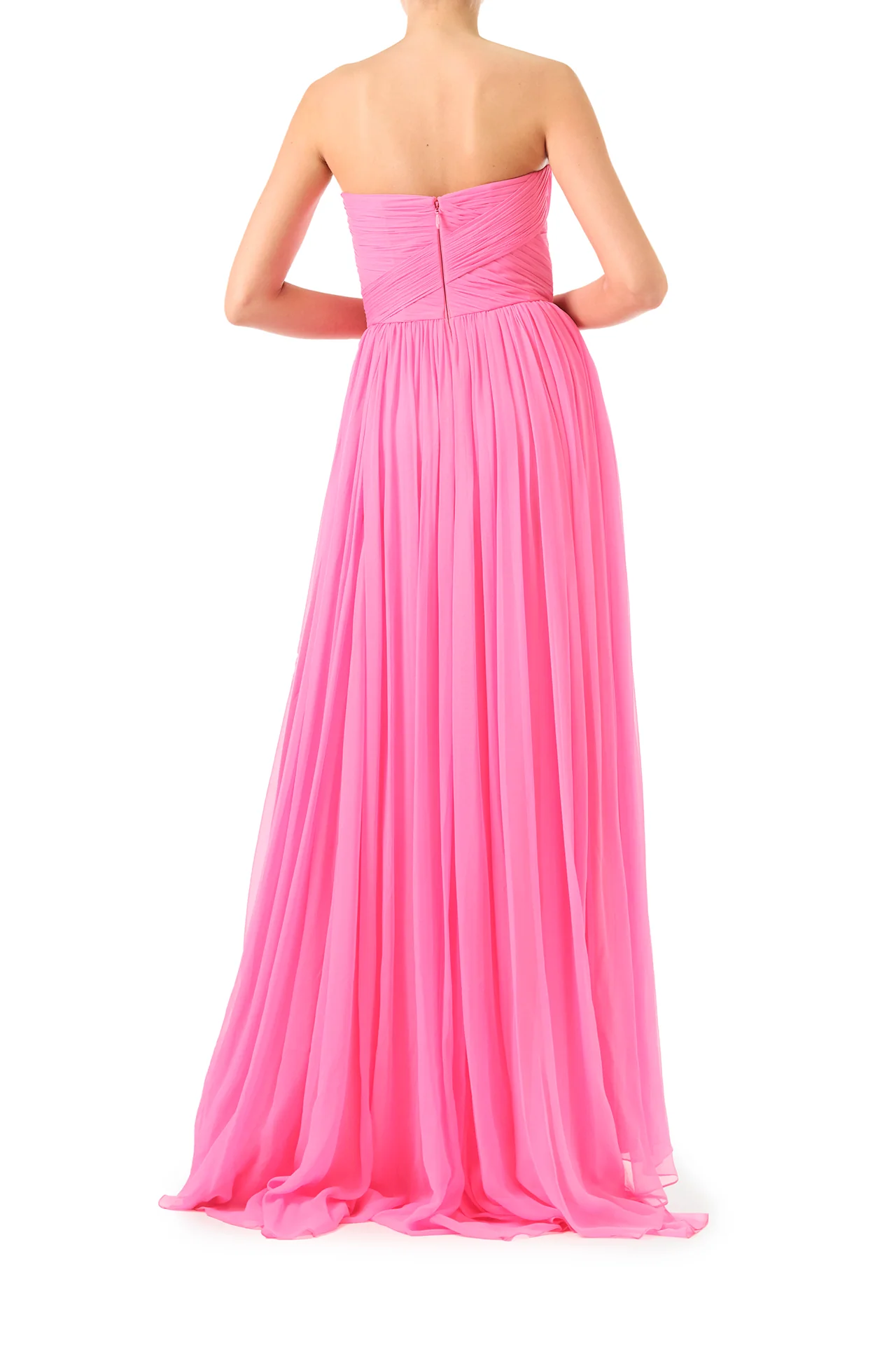 Sweetheart Strapless Chiffon Gown - Image 5