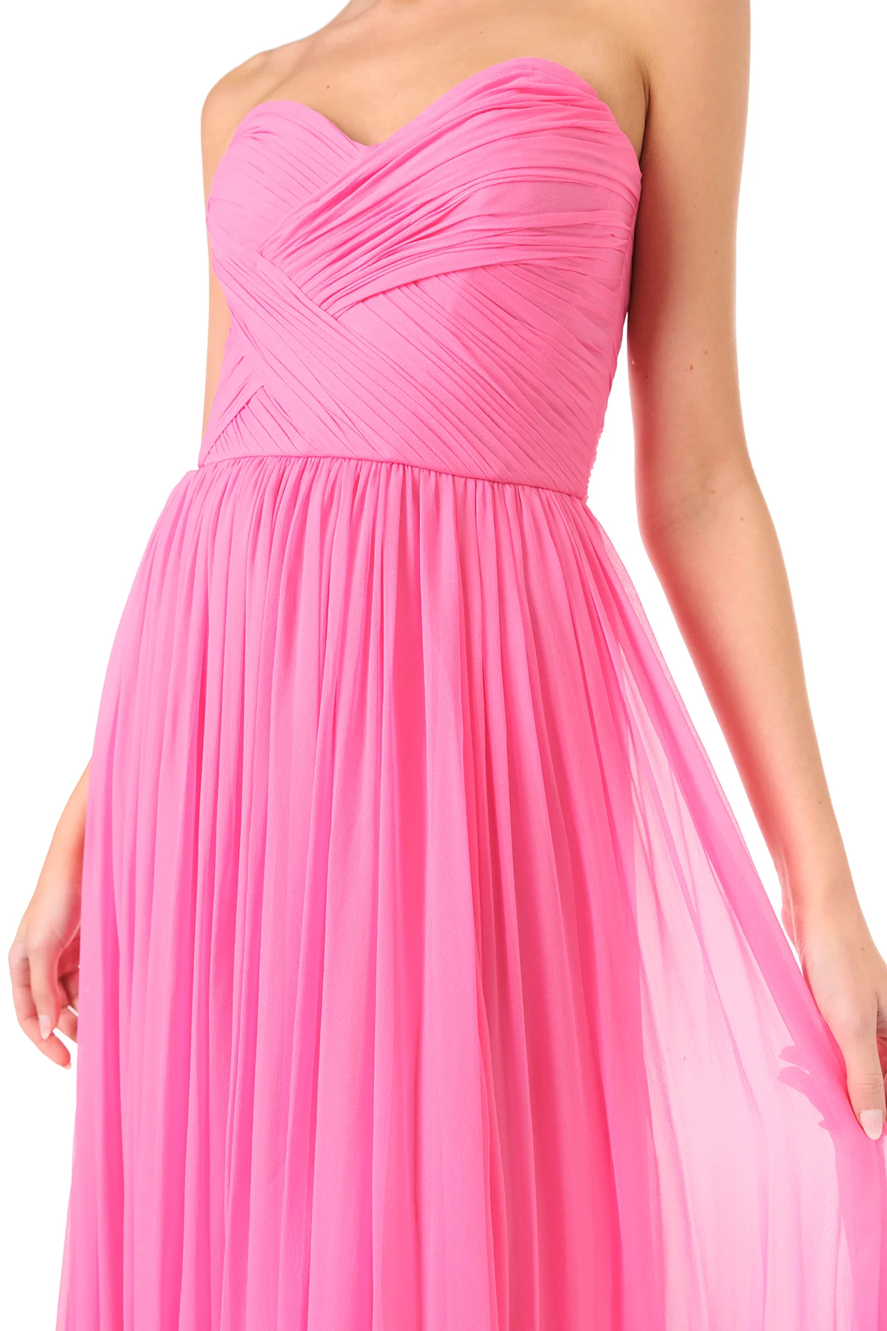 Sweetheart Strapless Chiffon Gown - Image 6