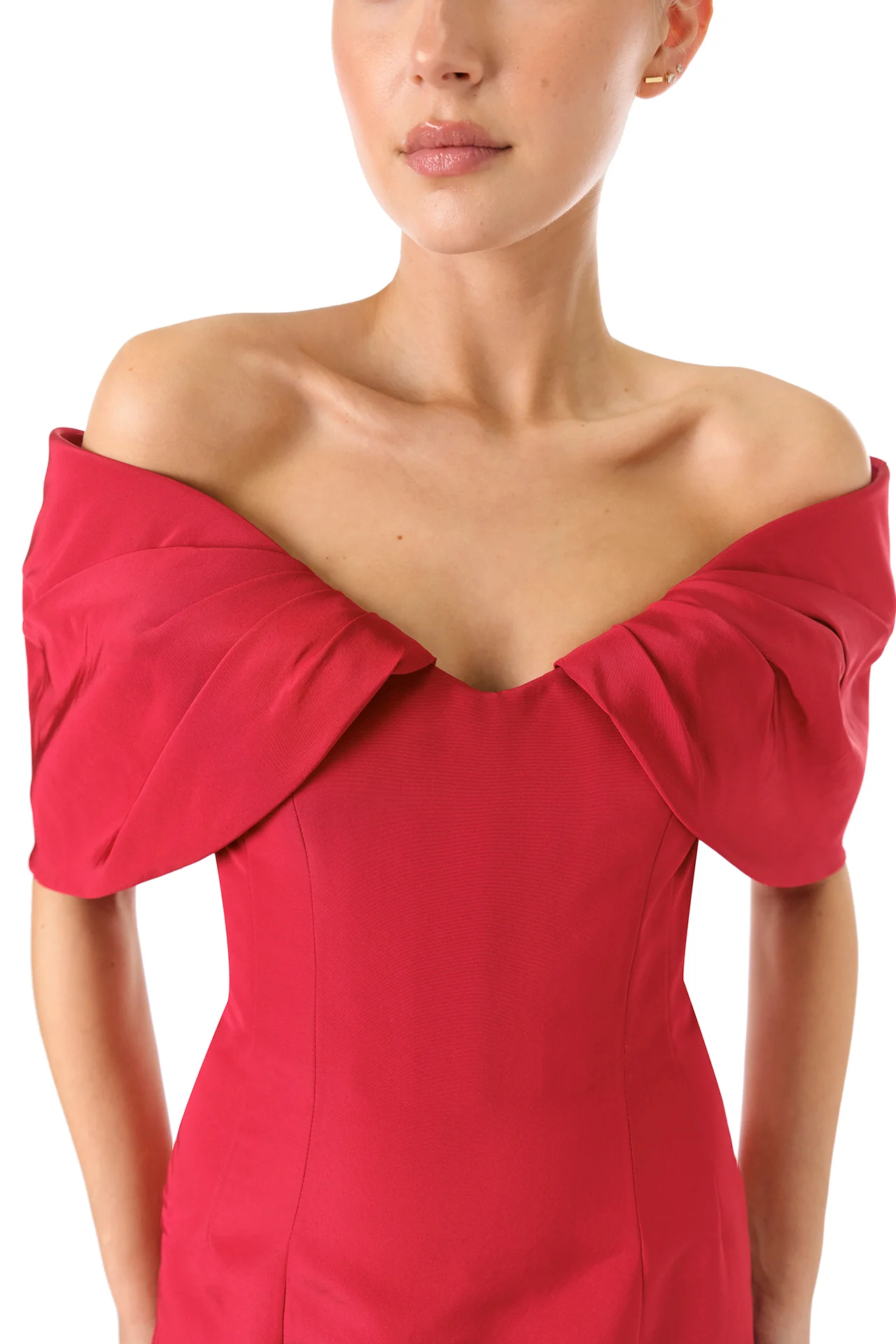 Off-The-Shoulder Column Dress - Image 5