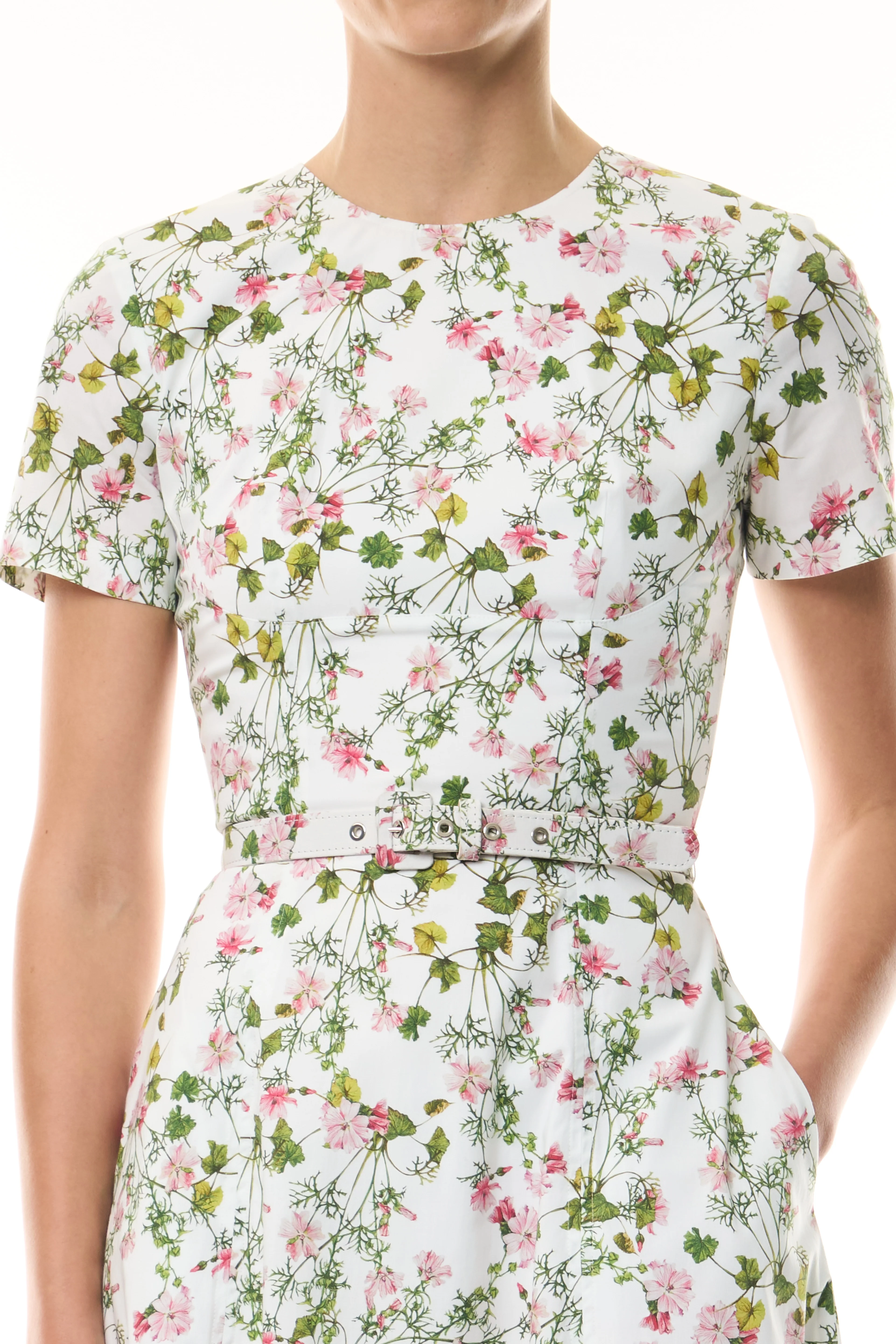 Short Sleeve Floral Day Dress - Image 2