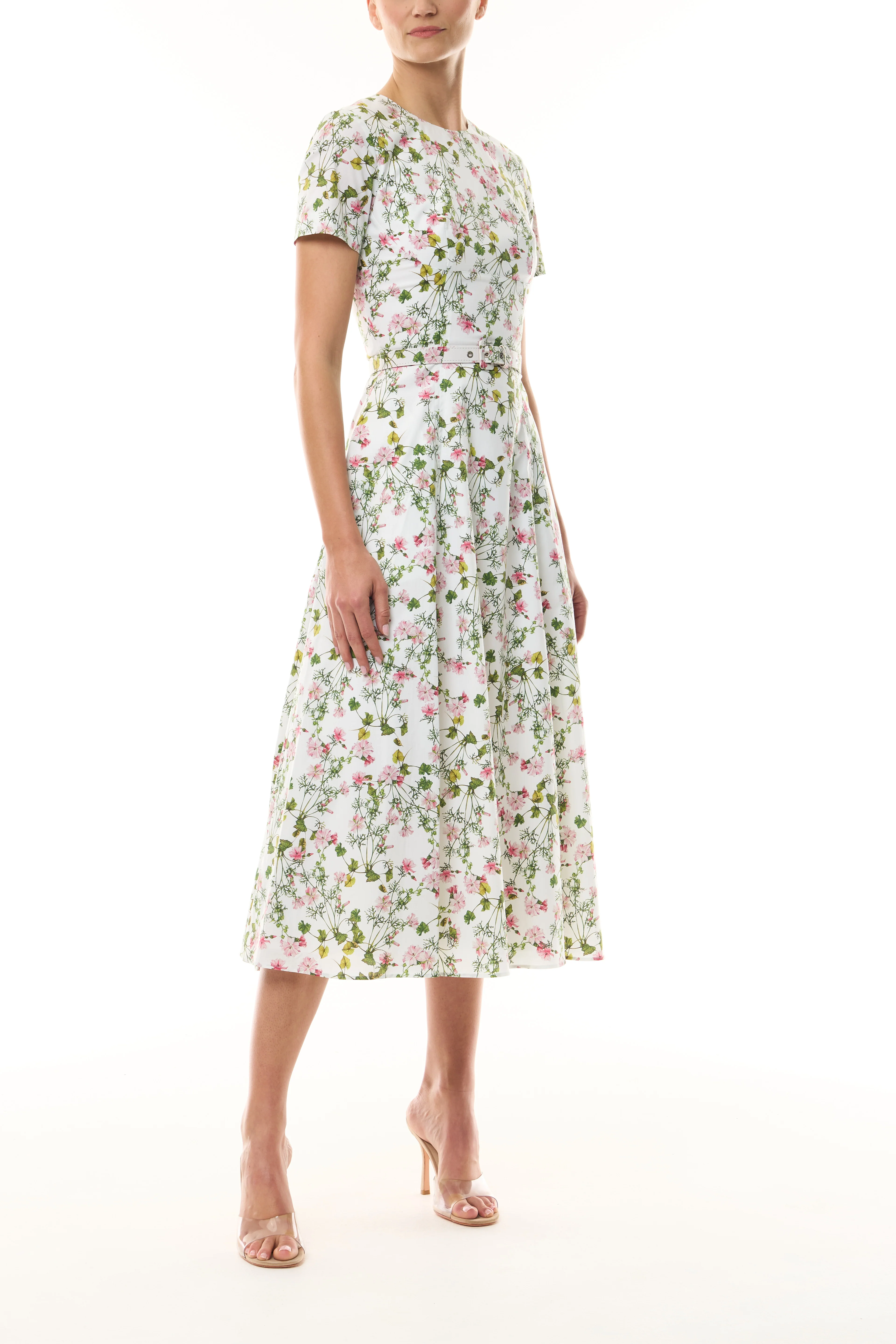 Short Sleeve Floral Day Dress - Image 6