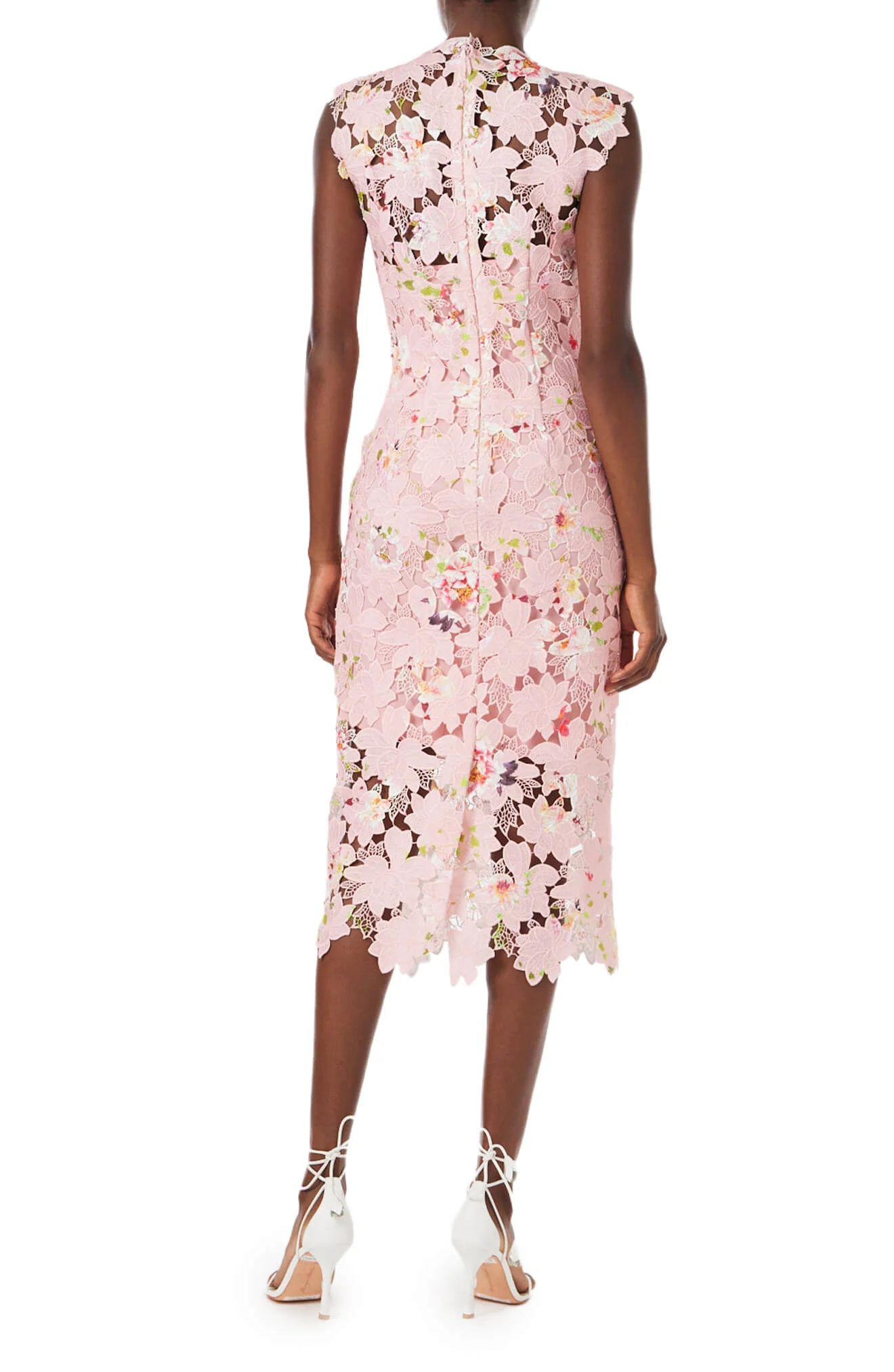 Printed Lace Day Dress - Image 4