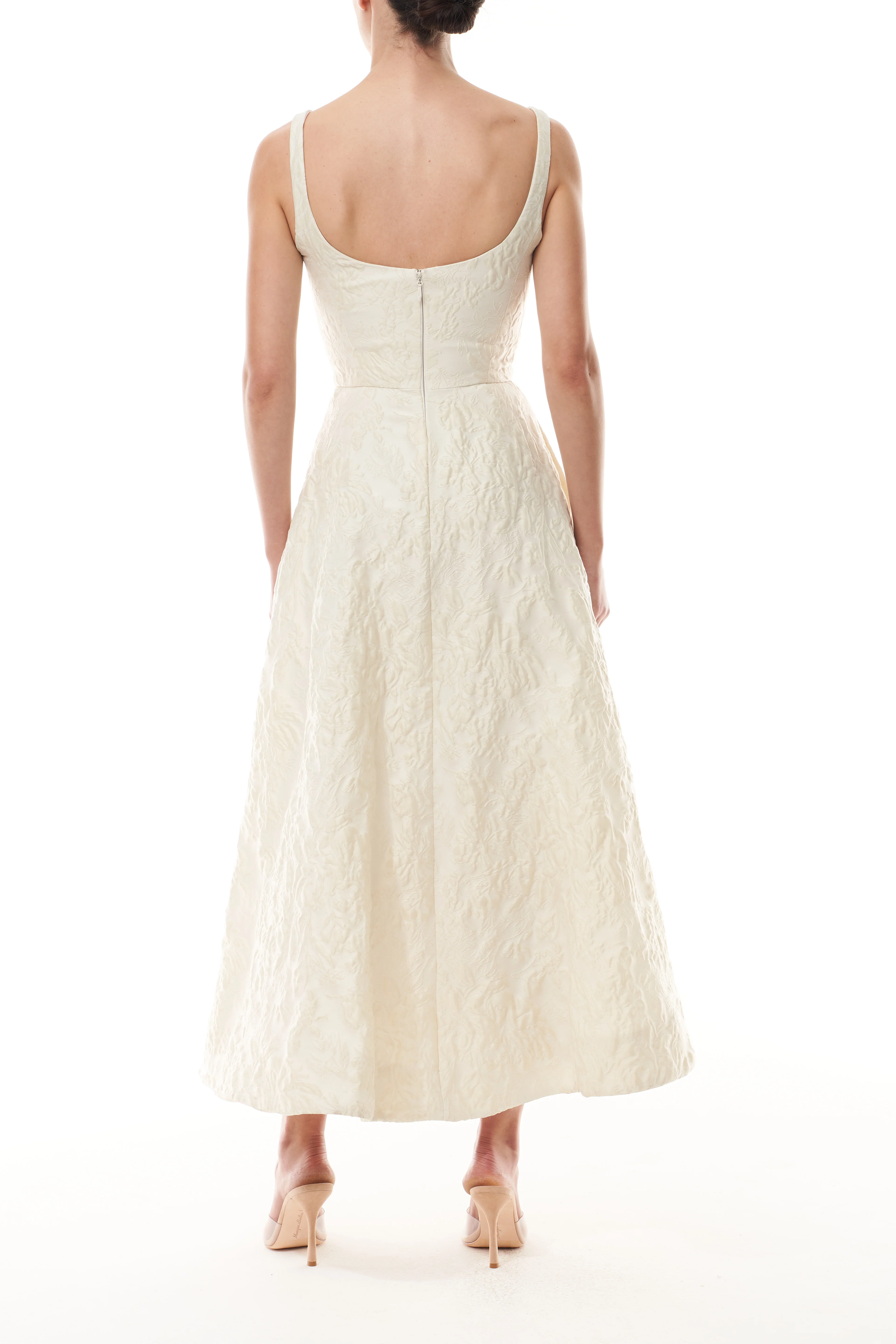 Scoop Neck A-Line Dress - Image 5