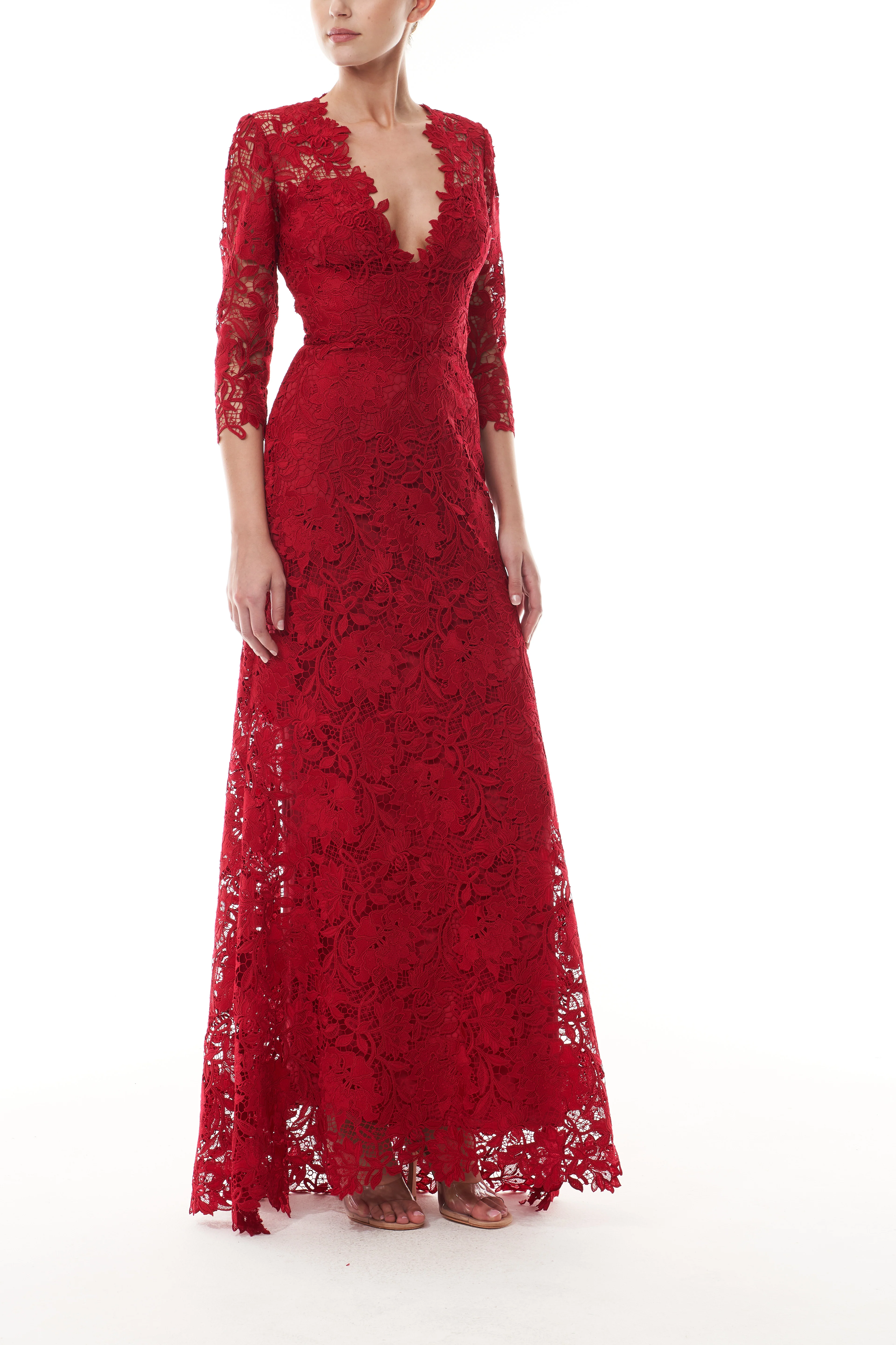 Siren Lace Gown with Sleeve