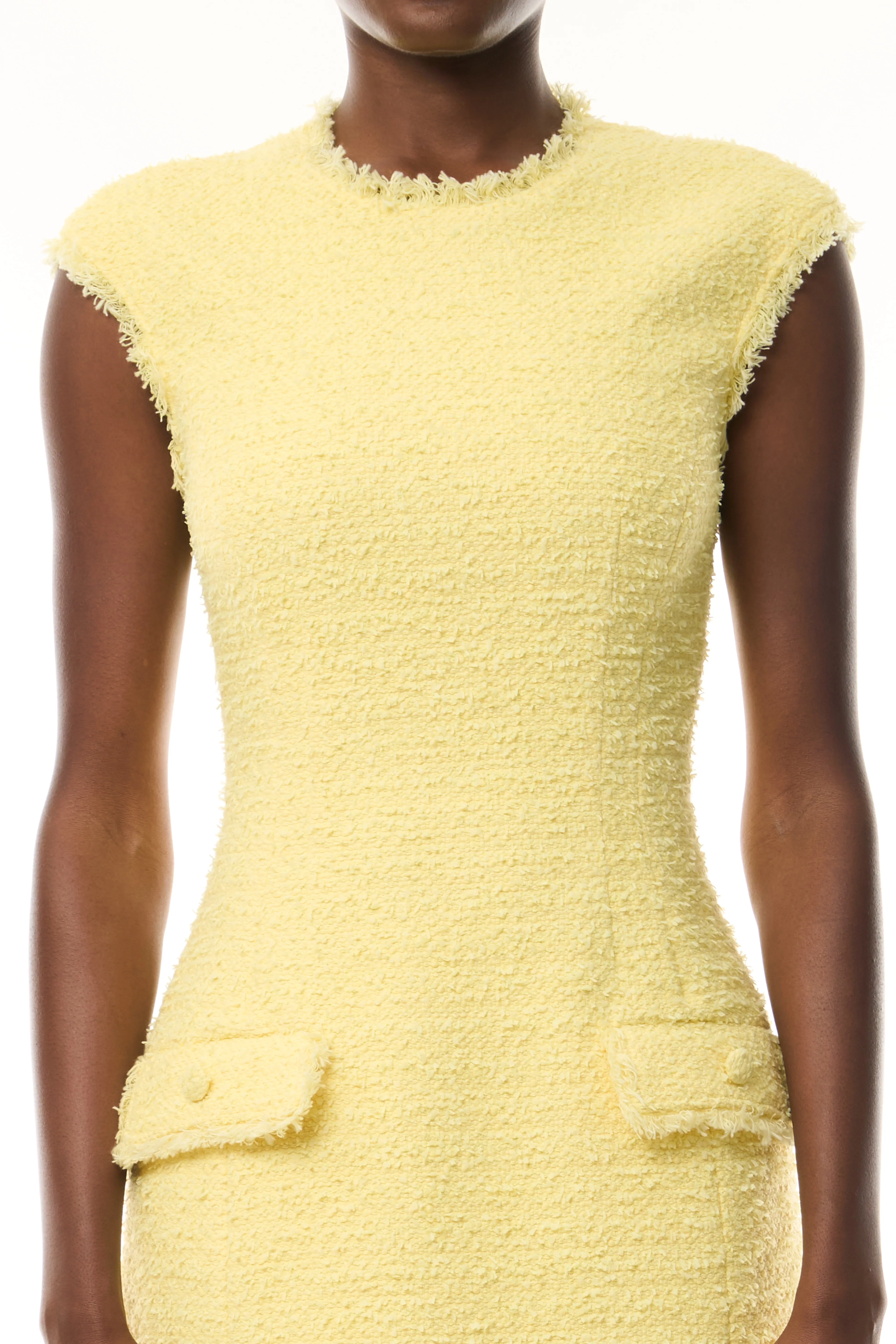 Boucle Mini Dress - Image 3